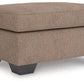 Triston-Peaks - Suede - Ottoman - Forward Furniture