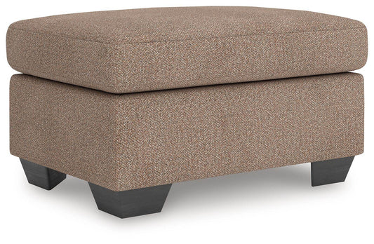Triston-Peaks - Suede - Ottoman - Forward Furniture