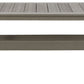 Visola - RECT Dining Table w/Umb OPT - Gray