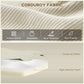2-in-1 Modular Sectional Sofa, Boneless L Shaped Couch Sofa Bed, Cream White
