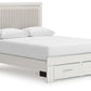 Zuraleus - Upholstered Panel Platform Storage Bed