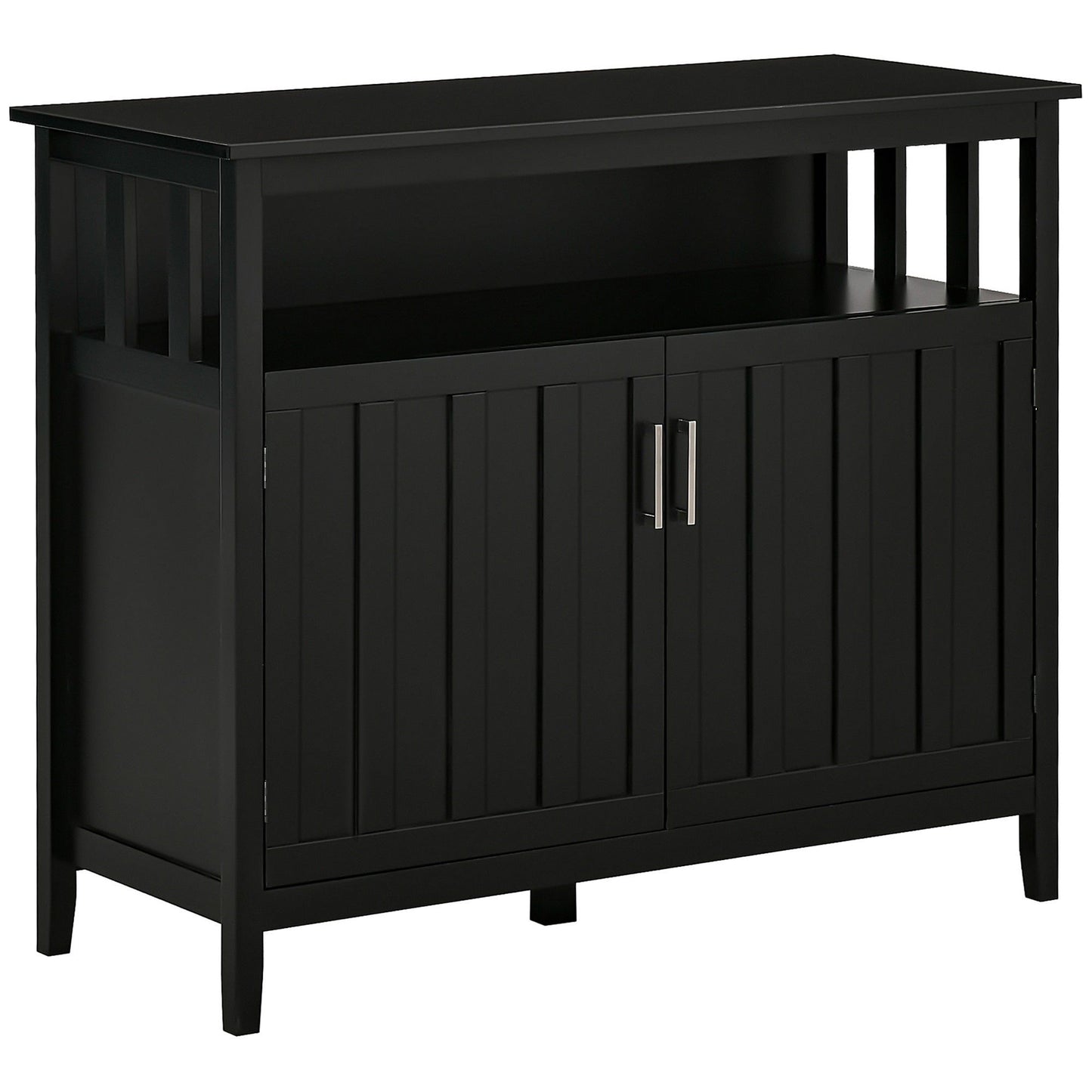 Sideboard Buffet Cabinet with 2 Doors - Black