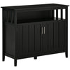 Sideboard Buffet Cabinet with 2 Doors - Black