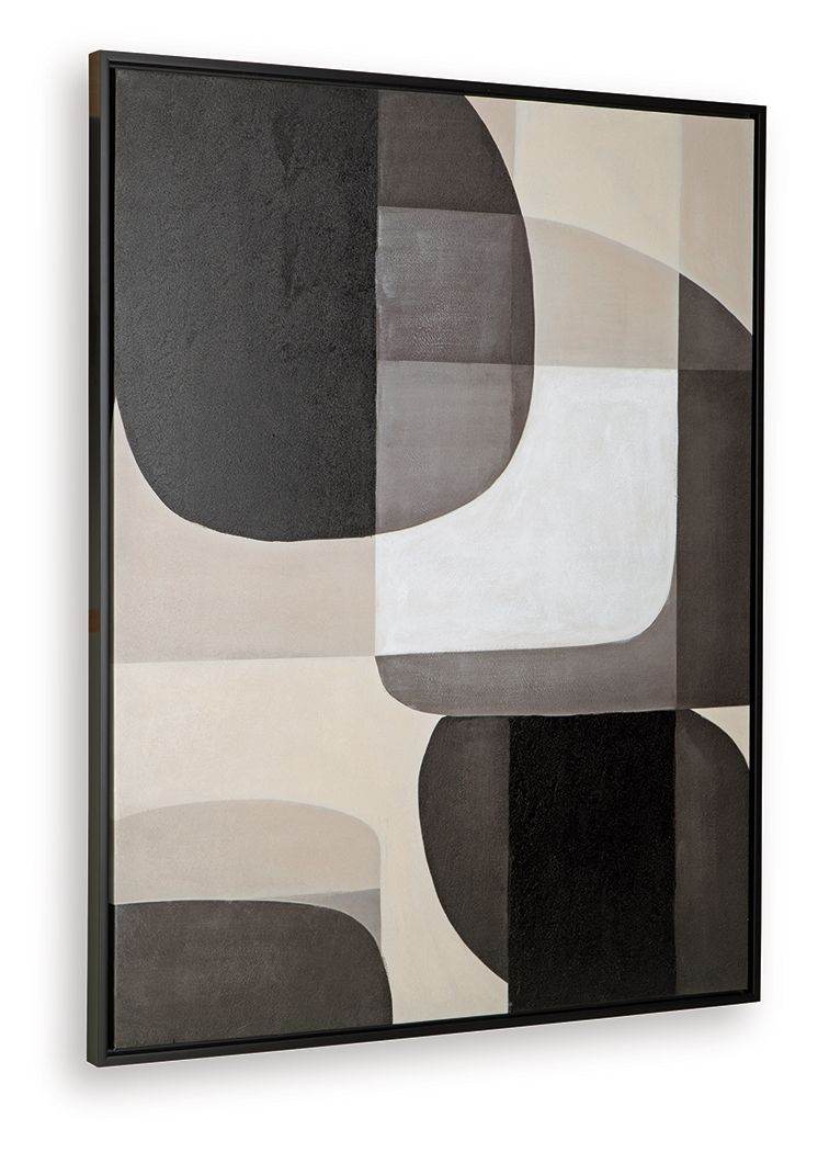 Kesleigh - Black / White - Wall Art - Forward Furniture