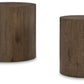 Cammund - Brown - Accent Table (Set of 2)