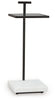 Mannill - Accent Table - Black / White