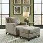Kaywood - 2 Pc. - Chair, Ottoman - Granite