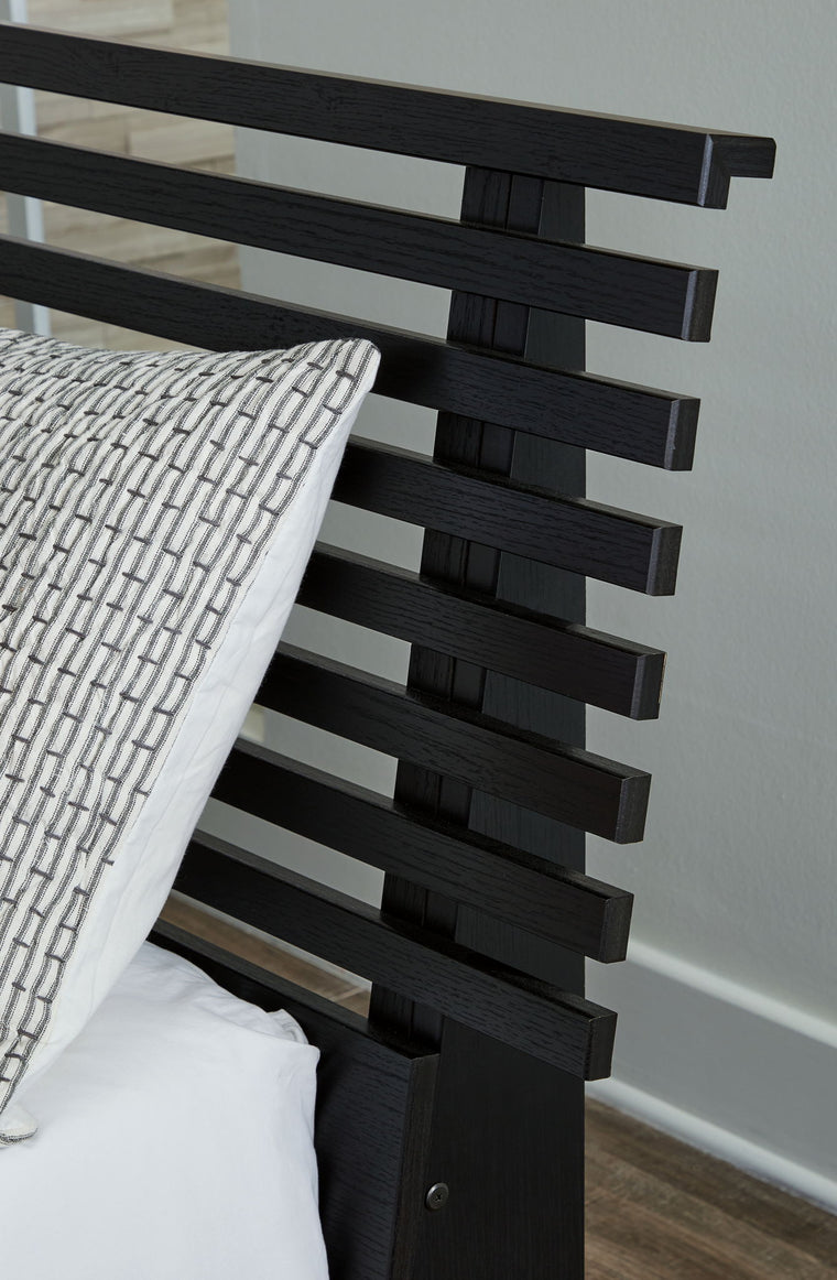 Danziar - King Slat Headboard - Black