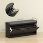 Shoe Storage with Seat, Upholstered Hallway Bench, Shoe Bench with Flip Drawer, Adjustable Shelf for 8-10 Pairs of Shoes