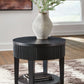 Marstream - Black - Round End Table