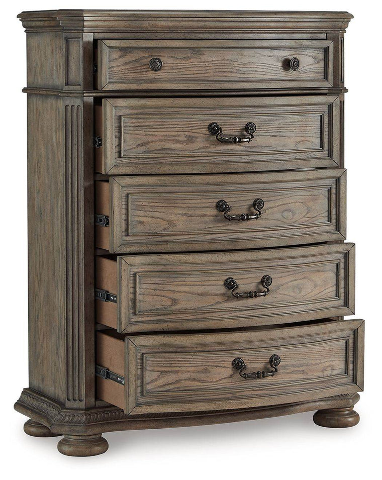 Ardenfield - Light Brown - Five Drawer Chest - Forward Furniture