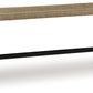 Acerman - Black / Natural - Accent Bench