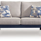 East Beach - Loveseat With Cushion - Blue