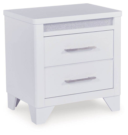 Jarlee - White - Two Drawer Night Stand - Forward Furniture