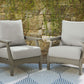 Visola - Gray - Lounge Chair w/Cushion (Set of 2)