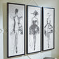 Mckerrick - Black / White - Wall Art Set (Set of 3)