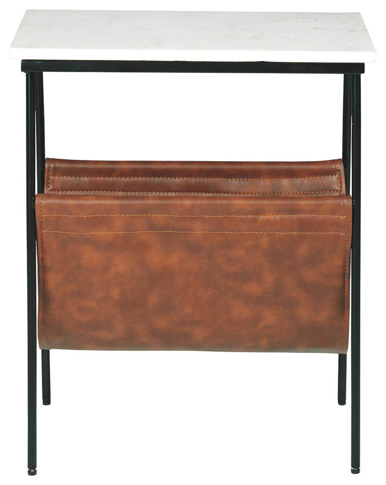 Etanbury - Brown / Black / White - Accent Table - Forward Furniture