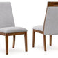 Lyncott - Beige / Brown - Dining Upholstered Side Chair (Set of 2) - Forward Furniture