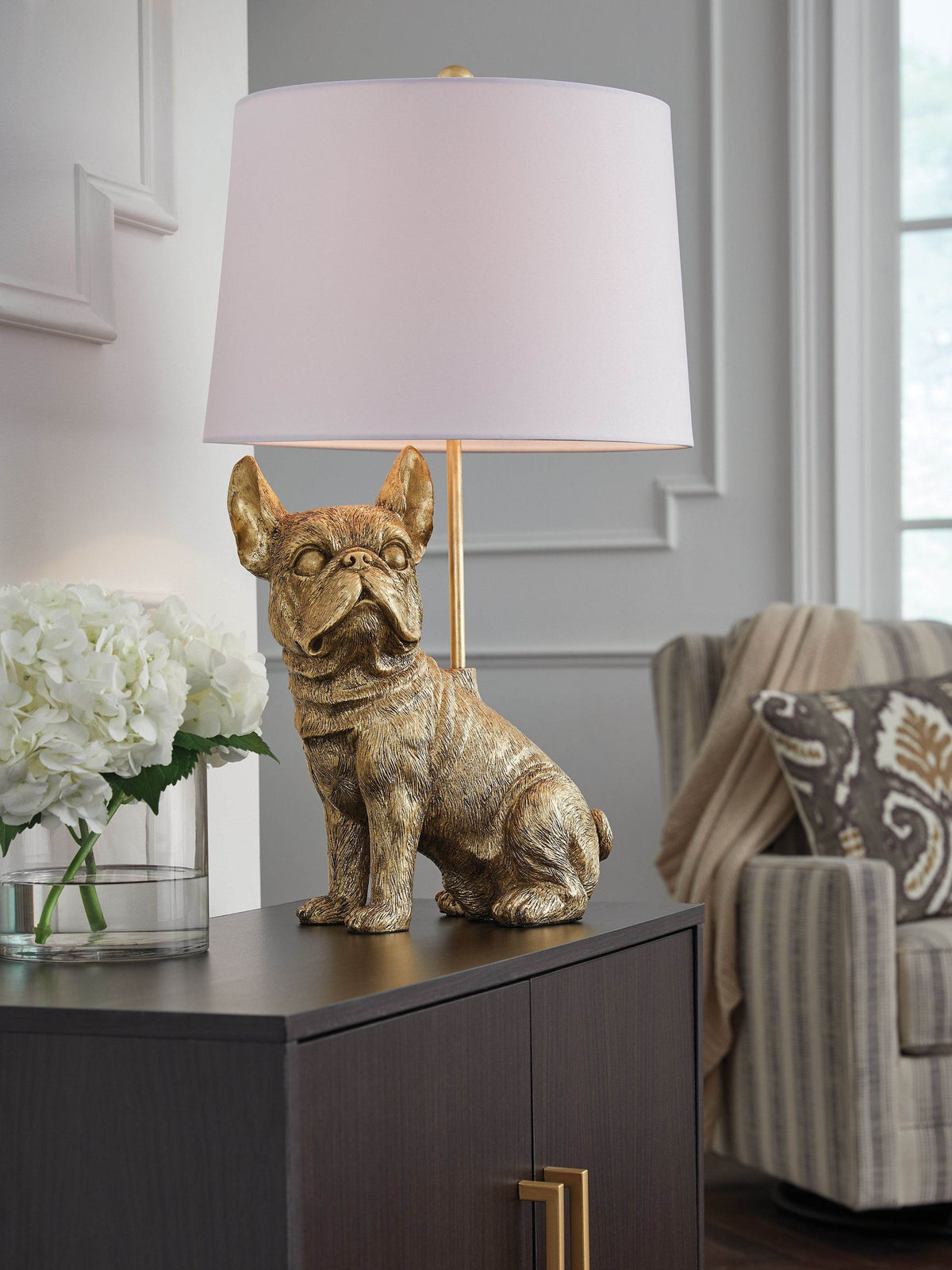 Wadeland - Gold Finish - Poly Table Lamp - Forward Furniture