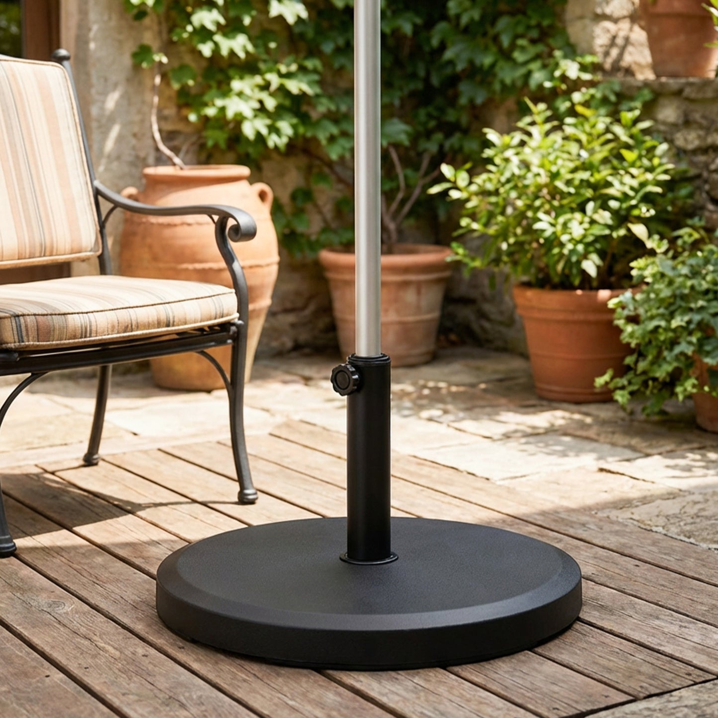 29 lbs Heavy-Duty Cement Patio Umbrella Base