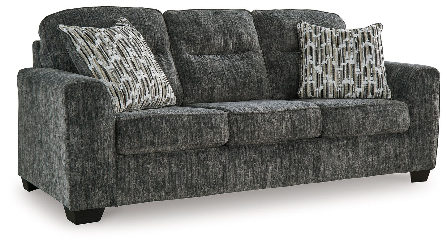 Lonoke - 2 Pc. - Sofa, Loveseat - Gunmetal