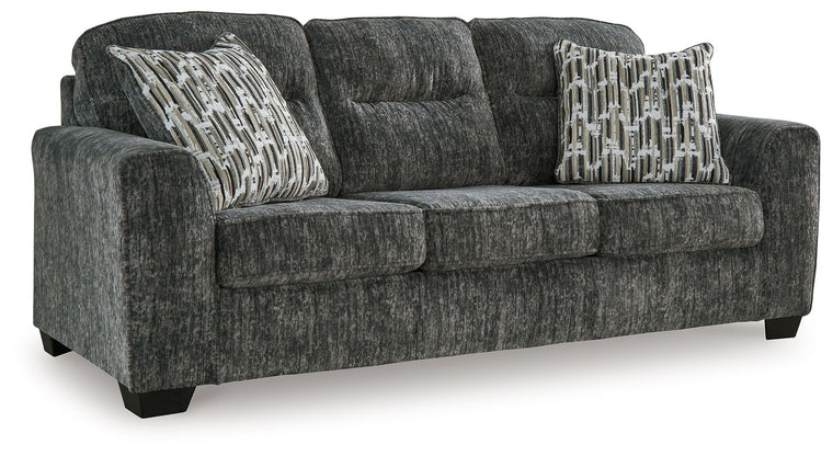 Lonoke - 2 Pc. - Sofa, Loveseat - Gunmetal