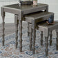 Larkendale - Metallic Gray - Accent Table Set (Set of 3)