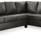 Valderno - Fog - 2-Piece Sectional With Raf Corner Chaise