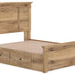Makidern - Panel Storage Bed