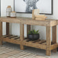 Susandeer - Brown - Console Sofa Table