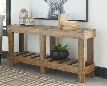 Susandeer - Brown - Console Sofa Table - Forward Furniture