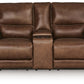 DeepWakes - Power Reclining Loveseat / Console / Adjustable Headrest