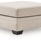 Mandi Point - Oversized Accent Ottoman - Marble