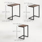 Nesting Coffee Table Set of 3 - Rustic Brown
