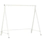 Metal Swing Stand Swing Frame, Hanging Chair Stand Only, 528 LBS Weight Capacity, for Backyard, Patio, Lawn, White