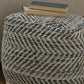 Chevron - Blue - Pouf