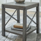 Freedan - Grayish Brown - Square End Table