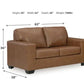 Bolsena - Caramel - Loveseat - Leather Match