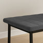 Modern Dining Chairs, Set of 4, High Back Upholstery and Metal Legs for the Living Room, Kitchen, Home Office, Grey