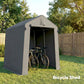 7.5' x 6.2' Portable Bike Tent with Roll-Up Zipper Door