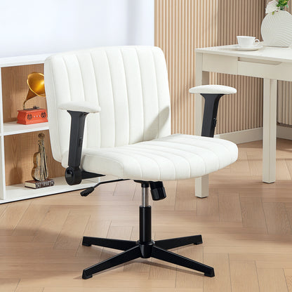 Criss Cross Office Chair with Flip-Up Armrests