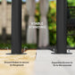 10' x 12' Outdoor Gazebo Canopy, Double Roof Hardtop Gazebo with Polycarbonate Roof, Steel Frame, Nettings and Curtains, for Garden, Lawn, Backyard and Deck, Khaki