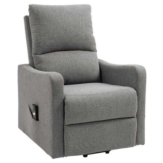 Power Lift Recliner with Remote - Grey