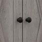 Storage Cabinet Farmhouse Sideboard Storage Cabinet with Doors and Drawer for Kitchen, Living Room, Grey Wash