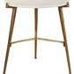 Chadton - White / Gold Finish - Accent Table