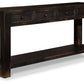 Gavelston - Black - Sofa Table