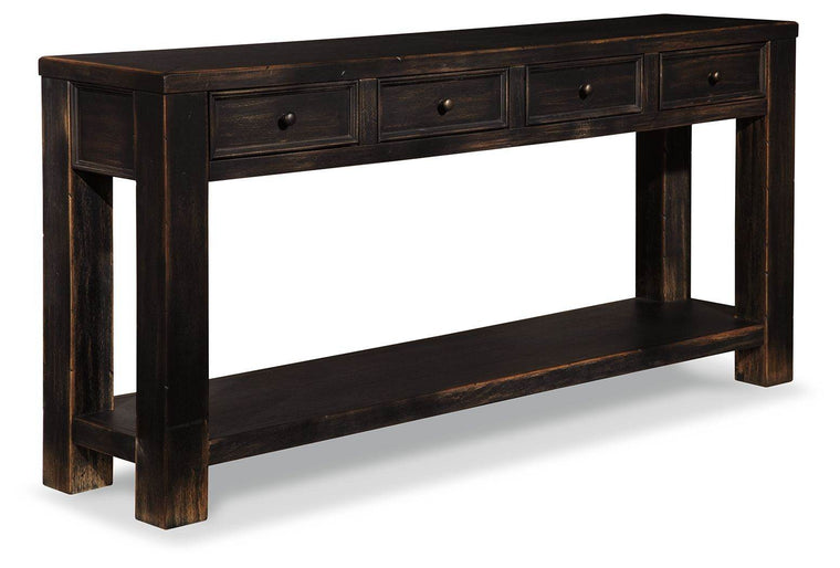 Gavelston - Black - Sofa Table - Forward Furniture