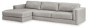 2 Pc. Left Arm Facing Sofa With Corner Chaise Sectional