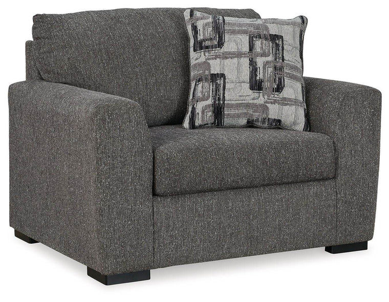 Gardiner - Pewter - Chair And A Half - Forward Furniture