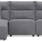 Modmax II - Reclining Sectional - Salt And Pepper
